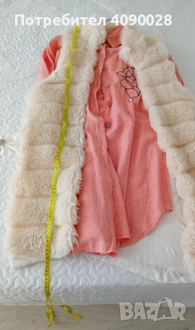 Дамска риза + ПОДАРЪК пухен елек, снимка 7 - Ризи - 53256066