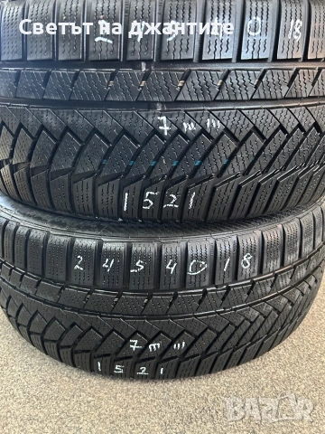 Гуми 245/40/18 Зимни 4 броя  Continental TS 850 P, снимка 4 - Гуми и джанти - 53497109