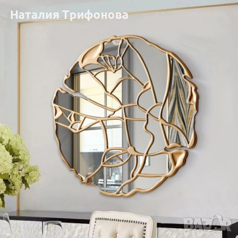 Дизайнерско луксозно огледало, снимка 3 - Огледала - 51756415
