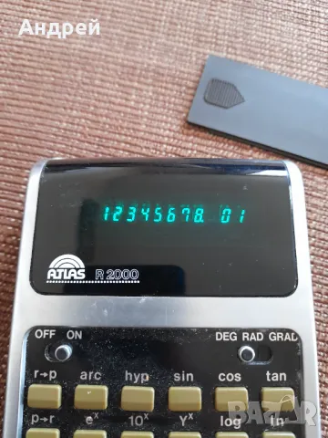 Стар калкулатор Atlas R2000, снимка 8 - Други ценни предмети - 47915428