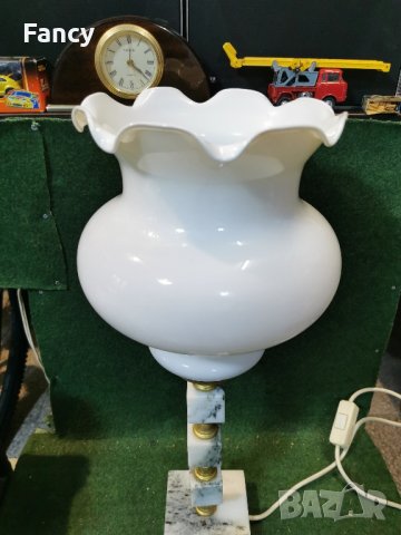 Мраморна настолна лампа , снимка 4 - Настолни лампи - 44034577