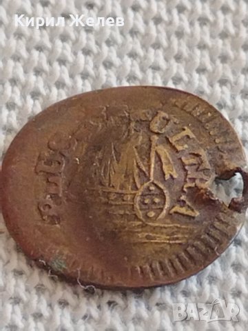 Стар КОРАБЕН ЖЕТОН над стогодишен рядък бронз мед за КОЛЕКЦИОНЕРИ 42506, снимка 4 - Нумизматика и бонистика - 43906695