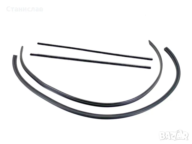 Mercedes W123 Уплътнение с метални четки за люк , снимка 2 - Части - 50429648