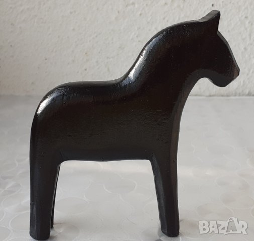 Коне: кон дървен от икеа, черен статуетка статуя фигура, сгъваема стойка за вино, статуетка дървен , снимка 6 - Статуетки - 28877969
