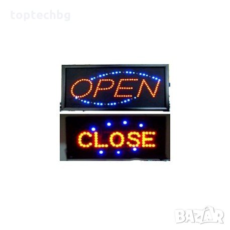 LED рекламна табела Отворено/затворено комбинирано