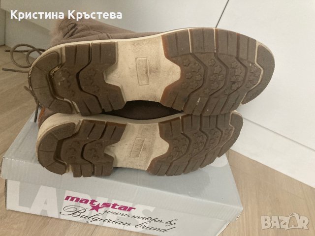 Дамски боти с пух, снимка 3 - Дамски боти - 43561612