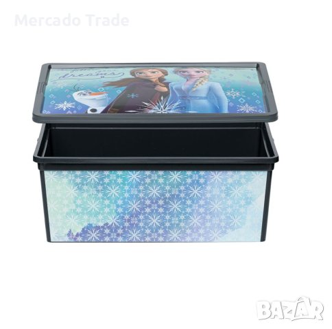 Кутия за играчки Mercado Trade, За момичета, Замръзналото кралство, 25л., снимка 2 - Мебели за детската стая - 37992528