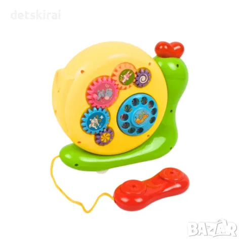 Музикално охлювче с песнички на български език , снимка 2 - Музикални играчки - 48119831