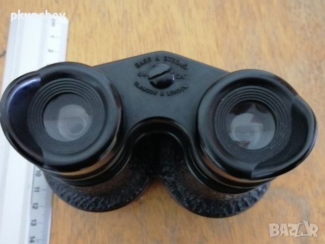 Ретро военен бинокъл Barr & Stroud London/ Glasgow 4 x CA7, снимка 8 - Антикварни и старинни предмети - 43683461