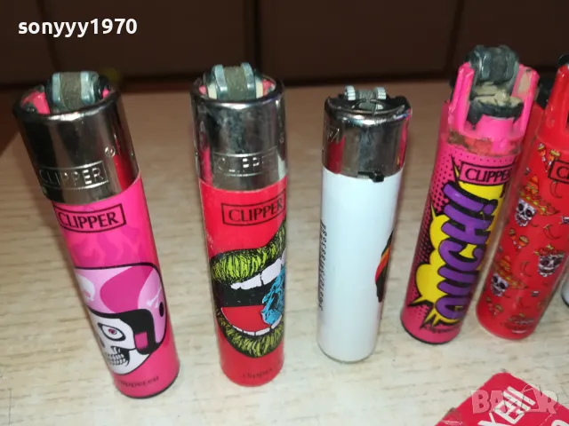 CLIPPER ЛОТ 7-10БР ЗАПАЛКИ КОЛЕКЦИЯ 2612241417, снимка 4 - Колекции - 48462705