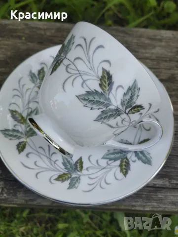 Royal Tuscan - Rondeley Наистина елегантни чаши с чинийки от тоскански костен порцелан 15 лв. за бр., снимка 11 - Антикварни и старинни предмети - 47723777