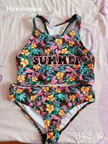 Детски бански, две части, размер 146, Primark, снимка 3 - Детско бельо и бански  - 49383740