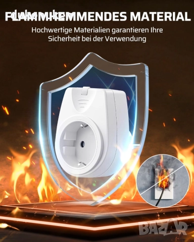 2 бр Безжичен контакт с дистанционно 16A / 3500W, 30 м обхват, снимка 3 - Друга електроника - 52410912