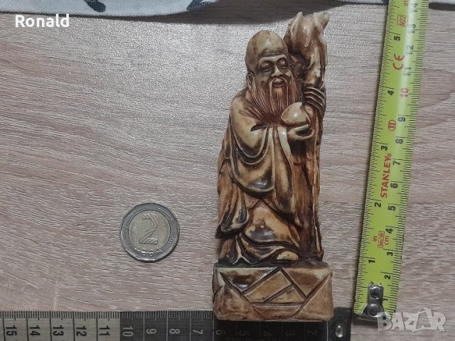 Фигура,Азиатски мъдрец,смола,Азия,

, снимка 7 - Антикварни и старинни предмети - 43730142