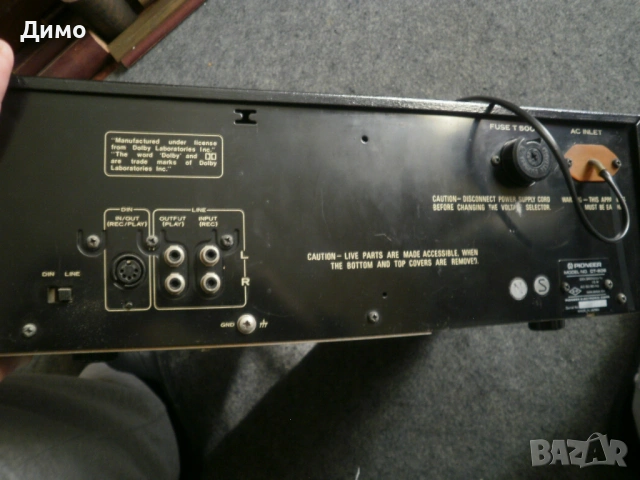 дек касетен Pioneer CT 606- изправен, снимка 3 - Декове - 53018833