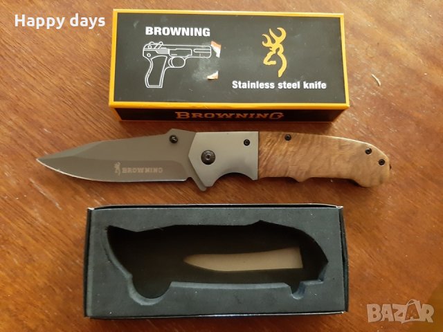 Сгъваем нож Browning, снимка 5 - Ножове - 27642845