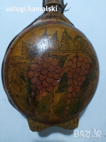 Стара дървена бъклица 1947, снимка 2 - Антикварни и старинни предмети - 52694088