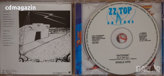 Компакт дискове CD ZZ Top – Antenna / Single Hits, снимка 3 - CD дискове - 35236313