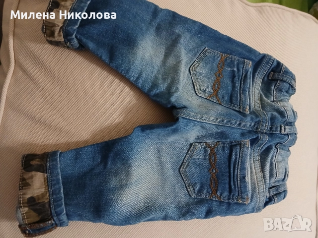 Дънки Zara 74, снимка 3 - Бебешки дънки - 52907937