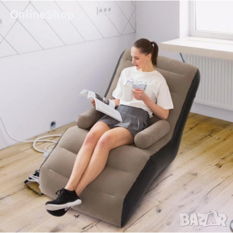 ПРОМО!!! Надуваем фотьойл за релакс, снимка 5 - Дивани и мека мебел - 53539764