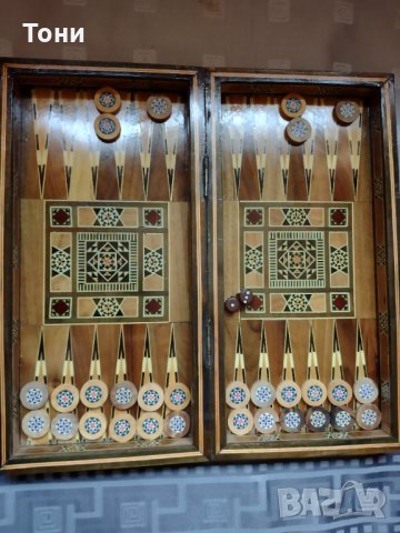 Луксозна дъска за табла, комплект за шах и табла, снимка 7 - Шах и табла - 35358576