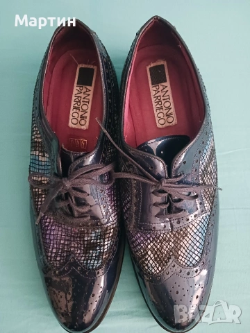 Дамски лачени обувки, снимка 8 - Дамски обувки на ток - 53539365