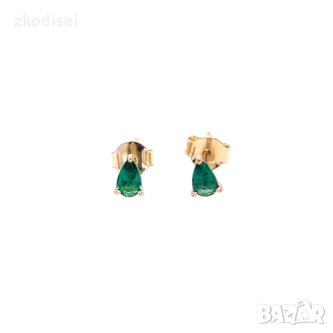 Златни обеци 0,63гр. 14кр. проба:585 модел:32117-3, снимка 1