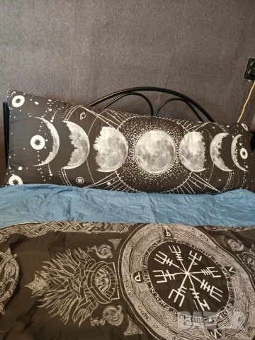 Дълга възглавница с 3 калъфки, снимка 3 - Възглавници - 51384446