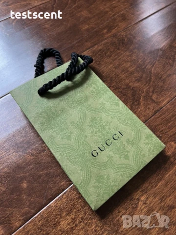 Малка Подаръчна Бутикова Торбичка Gucci Beauty Зелена (17 x 11 x 6 см)