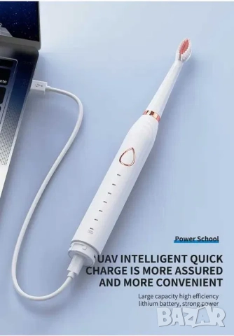 Ултразвукова четка за зъби, масажор за лице, силиконова четка за лице, снимка 5 - Други - 52209451