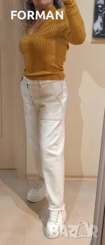 Златиста блуза от блестящо фино плетиво, снимка 4 - Тениски - 49964867