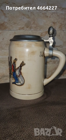 Уникална немска колекционерска халба за бира , снимка 2 - Колекции - 53089576