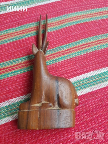 Статуетка фигурка легнала антилопа, снимка 3 - Статуетки - 52573172