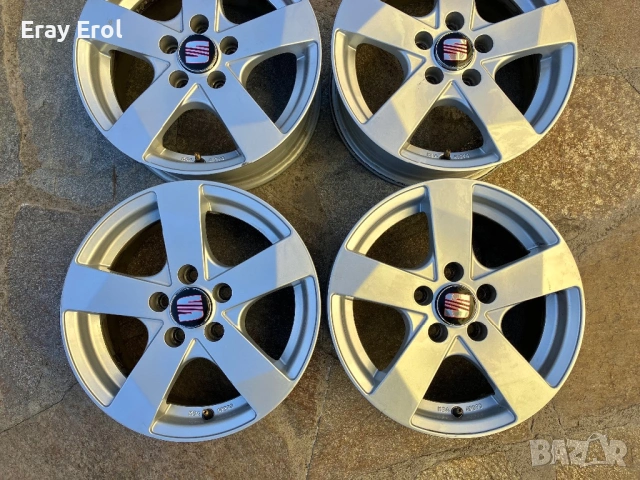 14 джанти 5х100 Seat Ibiza Leon Cordoba Toledo 5х100 VAG Сеат Ибиза Леон Кордоба, снимка 3 - Гуми и джанти - 53300890
