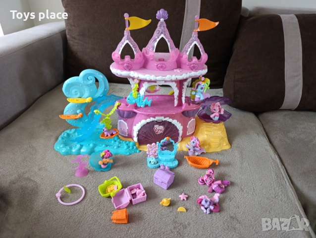 Голям оригинален Замъкът на русалките My Little Pony, снимка 3 - Фигурки - 53458559