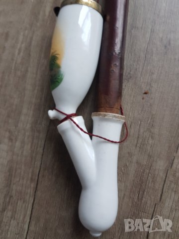 Стара голяма порцеланова лула, снимка 15 - Лули - 38944872