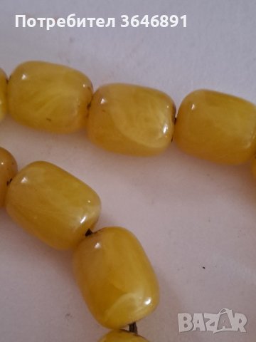  Кехлибарена броеница , снимка 6 - Антикварни и старинни предмети - 43035448