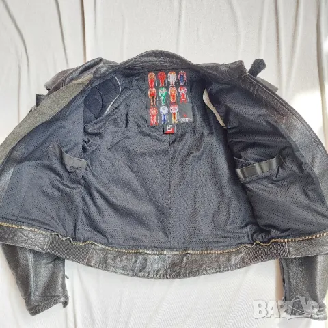 дамско Dainese кожено яке размер 50 с протектори рамене и лакти , снимка 6 - Якета - 49679587