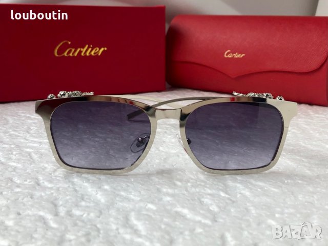 Cartier 2021 дамски слънчеви очила тип котка, снимка 2 - Слънчеви и диоптрични очила - 34665094