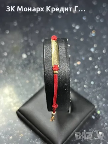 Детска златна гривна конец, снимка 2 - Гривни - 50182180