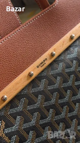 Goyard Дамска Чанта Кафа Кожа Women Bag, снимка 2 - Чанти - 49605589