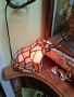 Прекрасна антикварна настолна лампа Тифани , снимка 9
