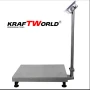 Електронен платформен кантар KraftWorld – до 1 тон, платформа 80×60см, снимка 5