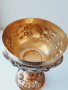 Стара сребърна немска чаша(бокал) с позлата,ръчно кована, снимка 11