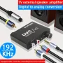 192KHz DAC Цифрово аналогов аудио конвертор, снимка 1
