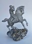 Конник, скулптура върху скъпоценен минерал, снимка 2