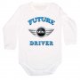 Бебешко боди Mini Cooper Future driver, снимка 1 - Бодита за бебе - 33248540