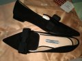 Дамски елегантни оригинални  обувки Prada Women's Black Loafer 100 % кожа , снимка 14
