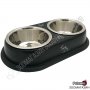 Двойна Метална Купа и Две Купи Инокс - за Куче/Коте - 2x750ML, снимка 2