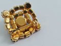 Антикварна брошка с  гранати, снимка 2